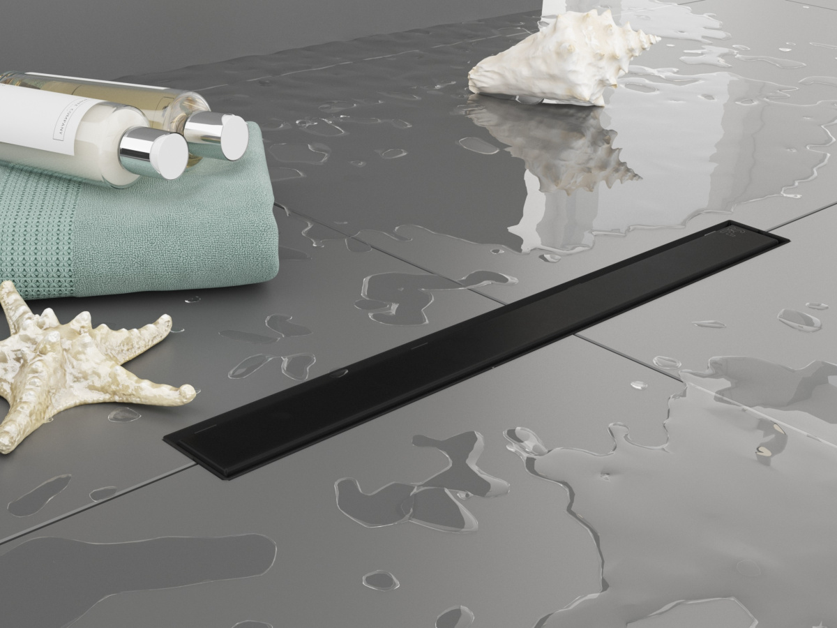 

Душевой трап Plumberia Selection PSL60NO 60 см, черный матовый, PSL60NO