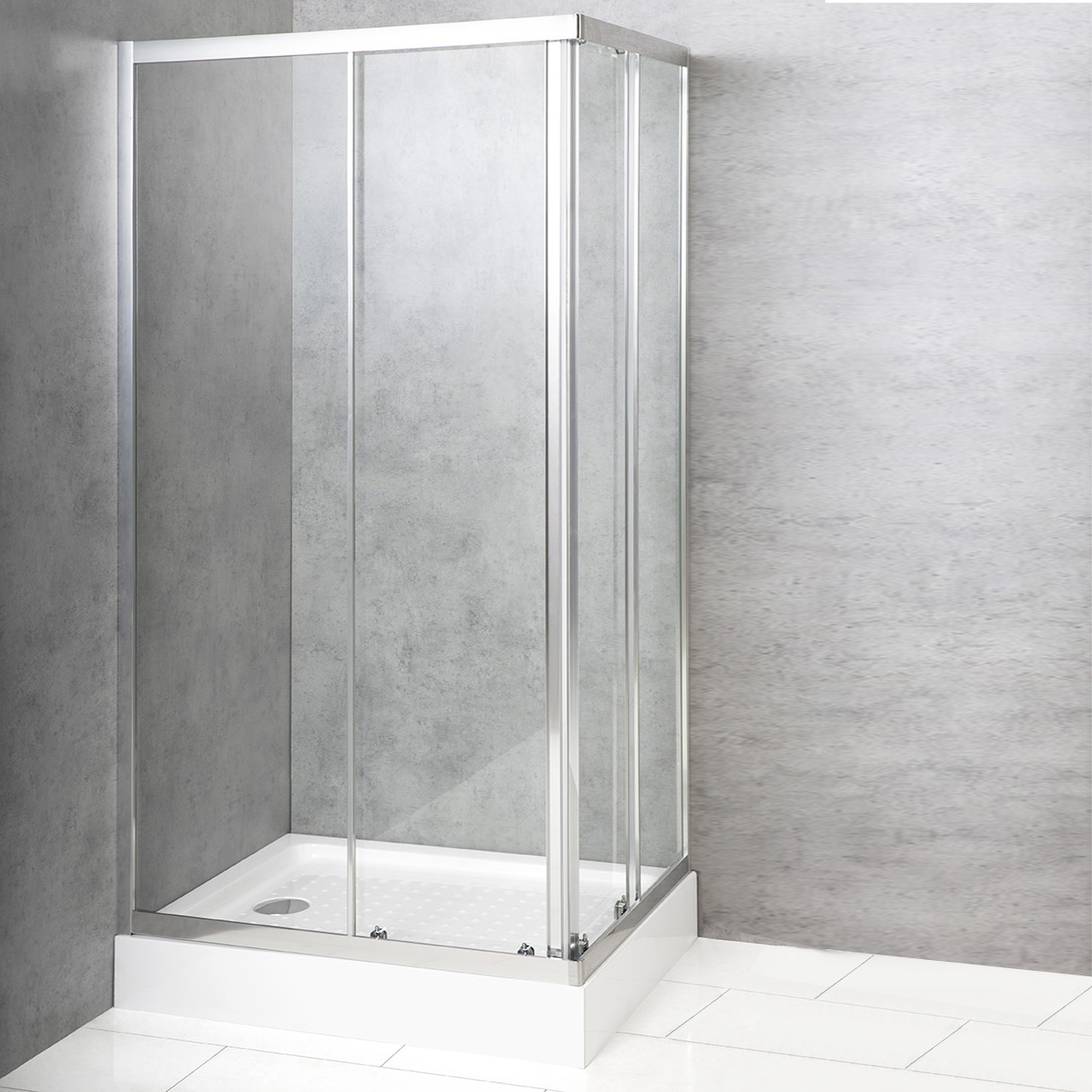 

Душевой уголок BelBagno Due AH 2 100/80 C-Cr