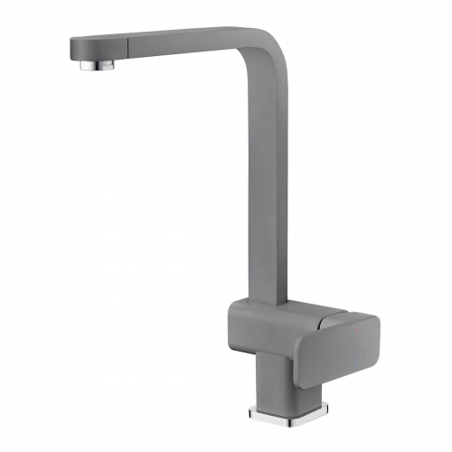 

Смеситель Emar Quartz 3014 для кухни алмаз, Серый, 3014