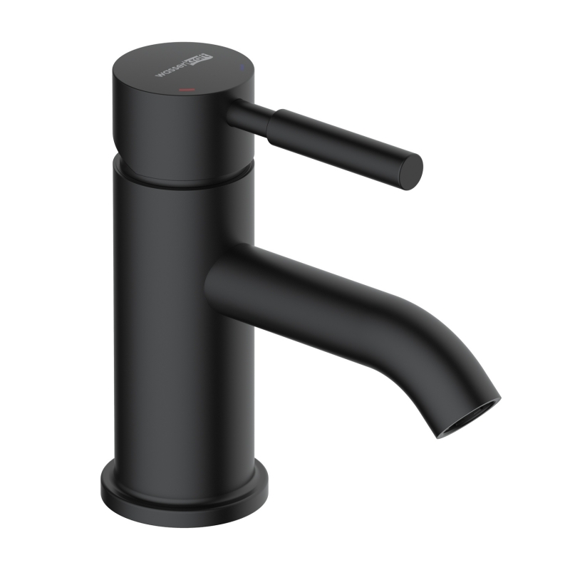

Смеситель WasserKRAFT Gollach 3305 для раковины, черный, Gollach 3305
