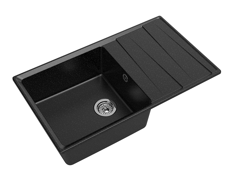 

Мойка кухонная GranFest LEVEL GF-LV-860L черная, Черный, GF-LV-860L