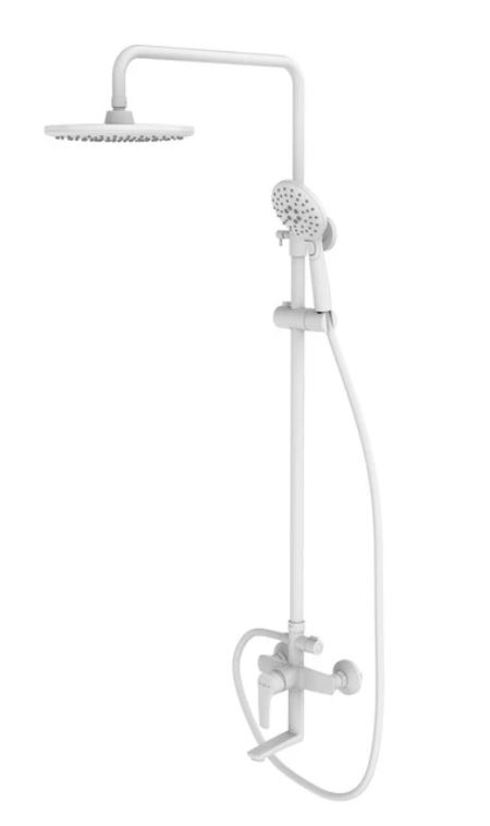 

Душевая стойка Iddis Ray RAYWT3Fi06 с изливом,белый матовый, RAYWT3Fi06