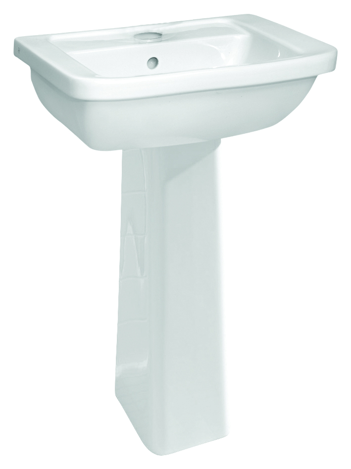 

Раковина с пьедесталом VitrA Form 300 9602B003-7650, Белый, Form 300 9602B003-7650