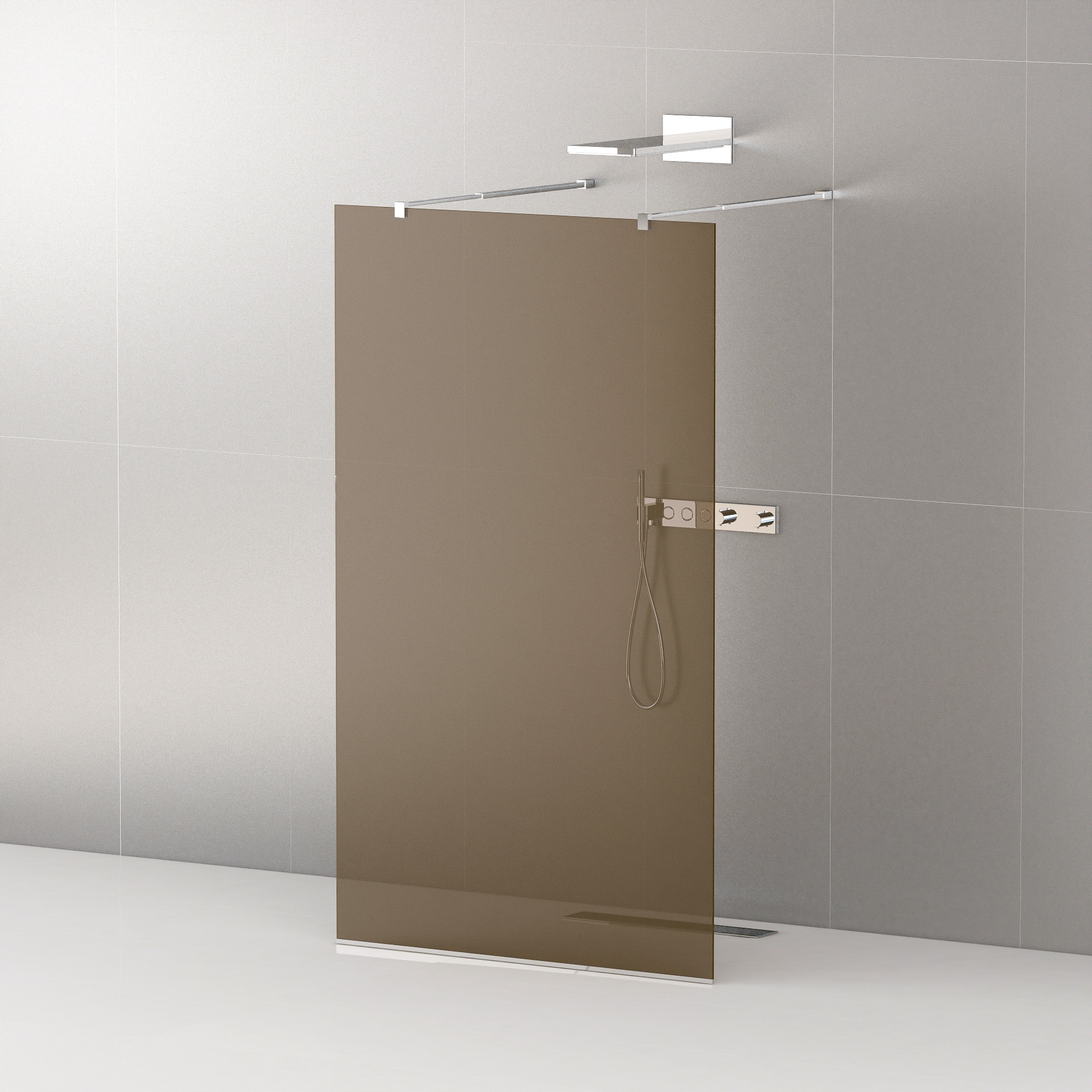 

Душевая перегородка Cezares Liberta-L-2-120-BR-Cr