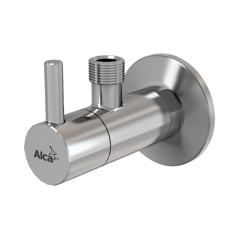 

Вентиль AlcaPlast ARV001 угловой с фильтром 1/2" x 3/8" круглый, Хром, ARV001