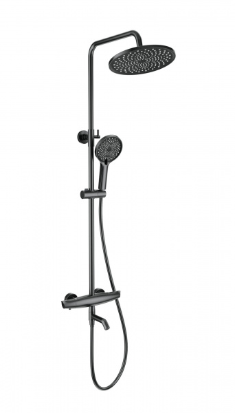 

Душевой гарнитур Wonzon & Woghand WW-B3031-A2-BGG темный графит, WW-B3031-A2-BGG
