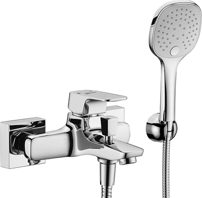 

Смеситель WasserKRAFT Salm 2701 для ванны с душем, Хром, Salm 2701