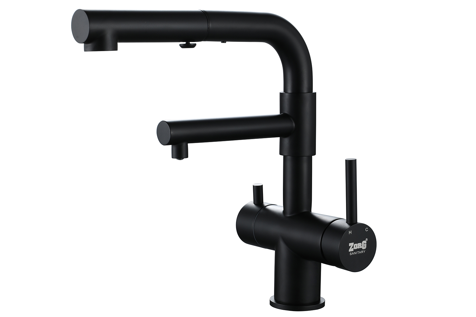

Смеситель Zorg Inox SZR-3216 GRAFIT для кухни графит, SZR-3216 GRAFIT