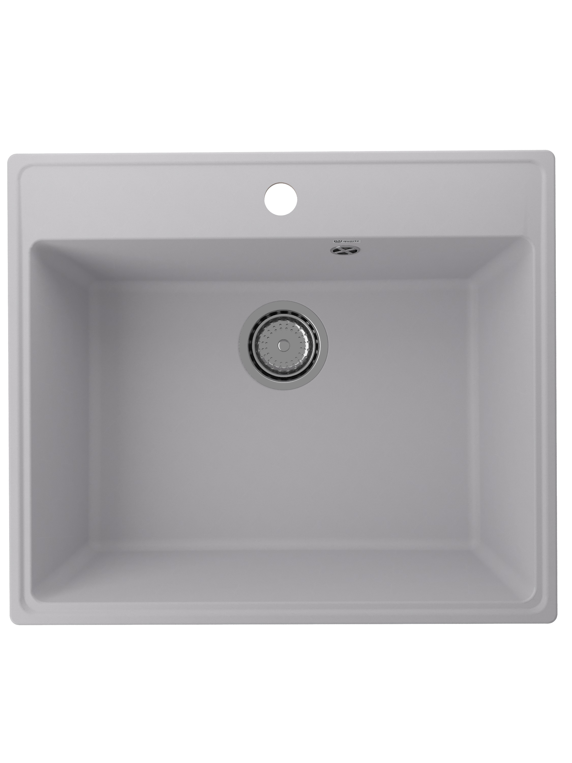 

Мойка кухонная Ulgran Quartz Forte 580-04 58х50 см, платина, Серый, Forte 580-04