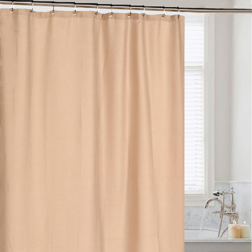

Штора для ванной Carnation Home Fashions Waffle Weave Ivory, Бежевый, Waffle Weave