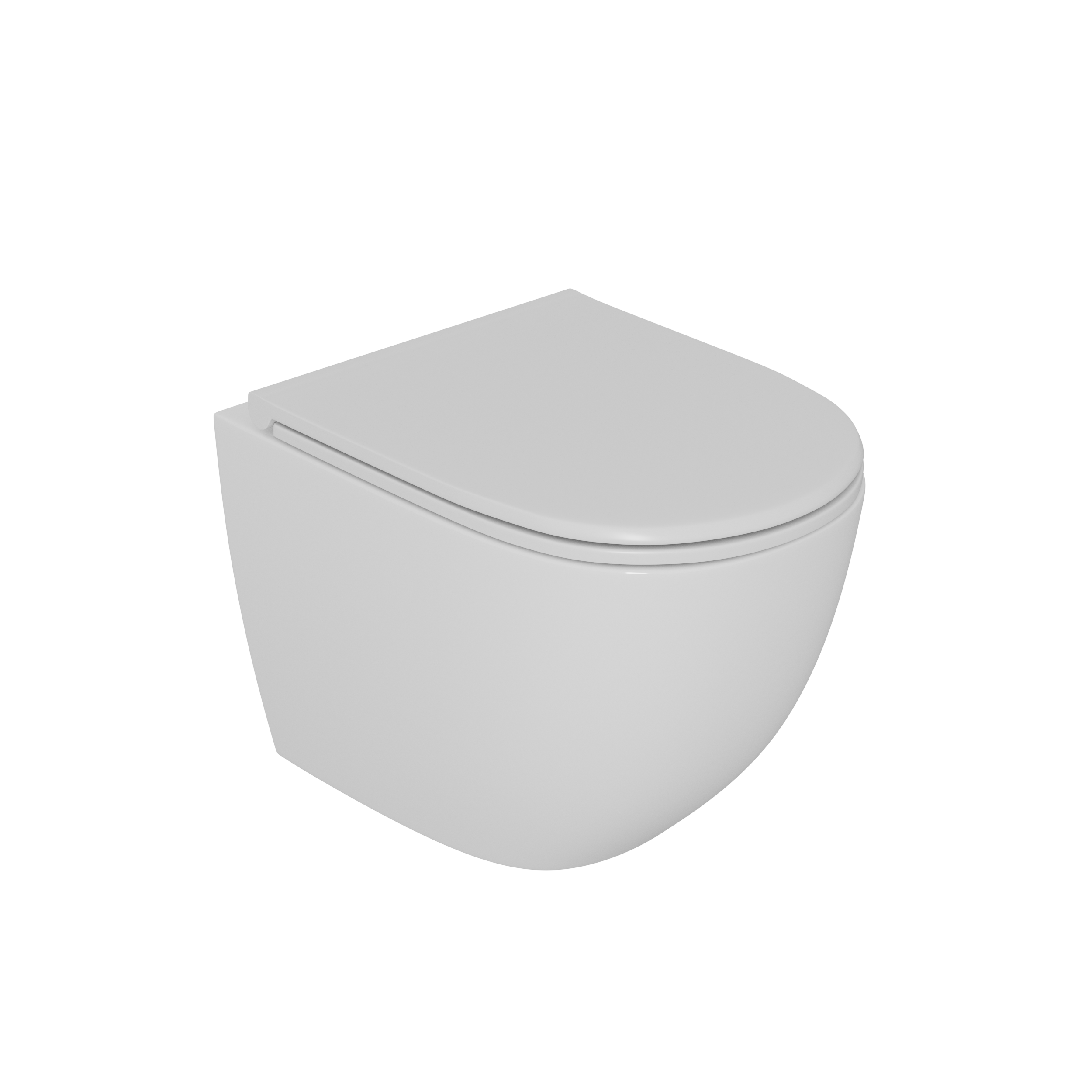 

Унитаз подвесной D&K Matrix DT1396016 безободковый, Белый, DT1396016