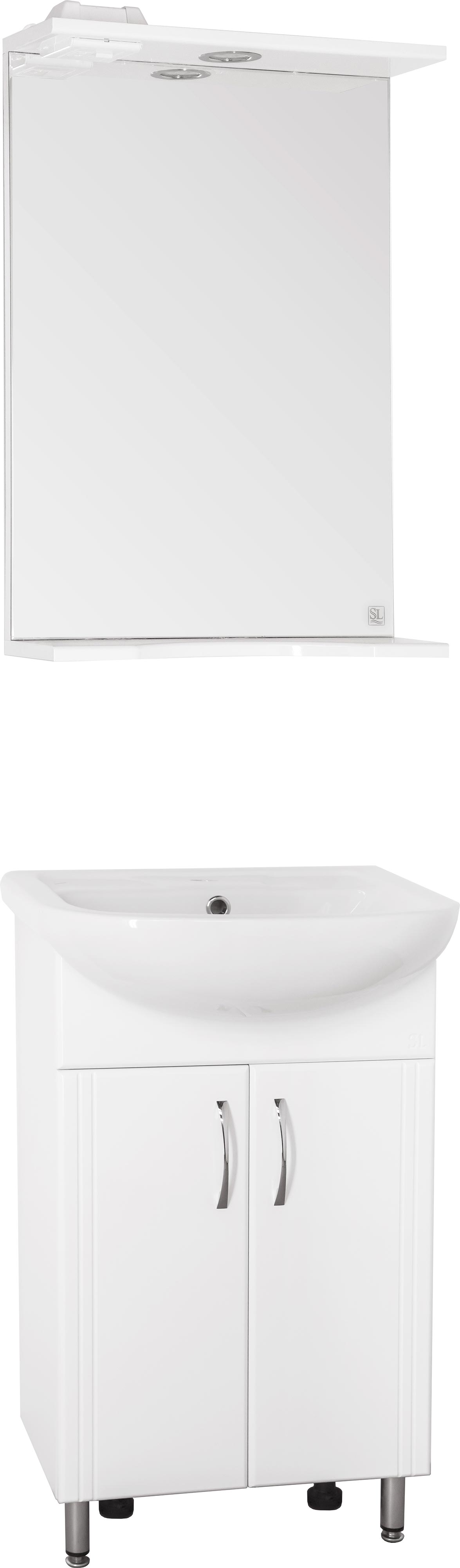 

Мебель для ванной Style Line Эко Стандарт №9 50 белая, Белый, Эко Стандарт №9 50
