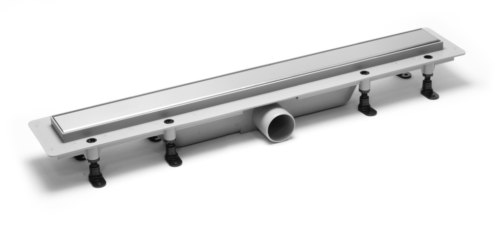 

Душевой лоток Plastbrno Design 4 SZA4400, с местом под плитку, Хром/серый, SZA4400
