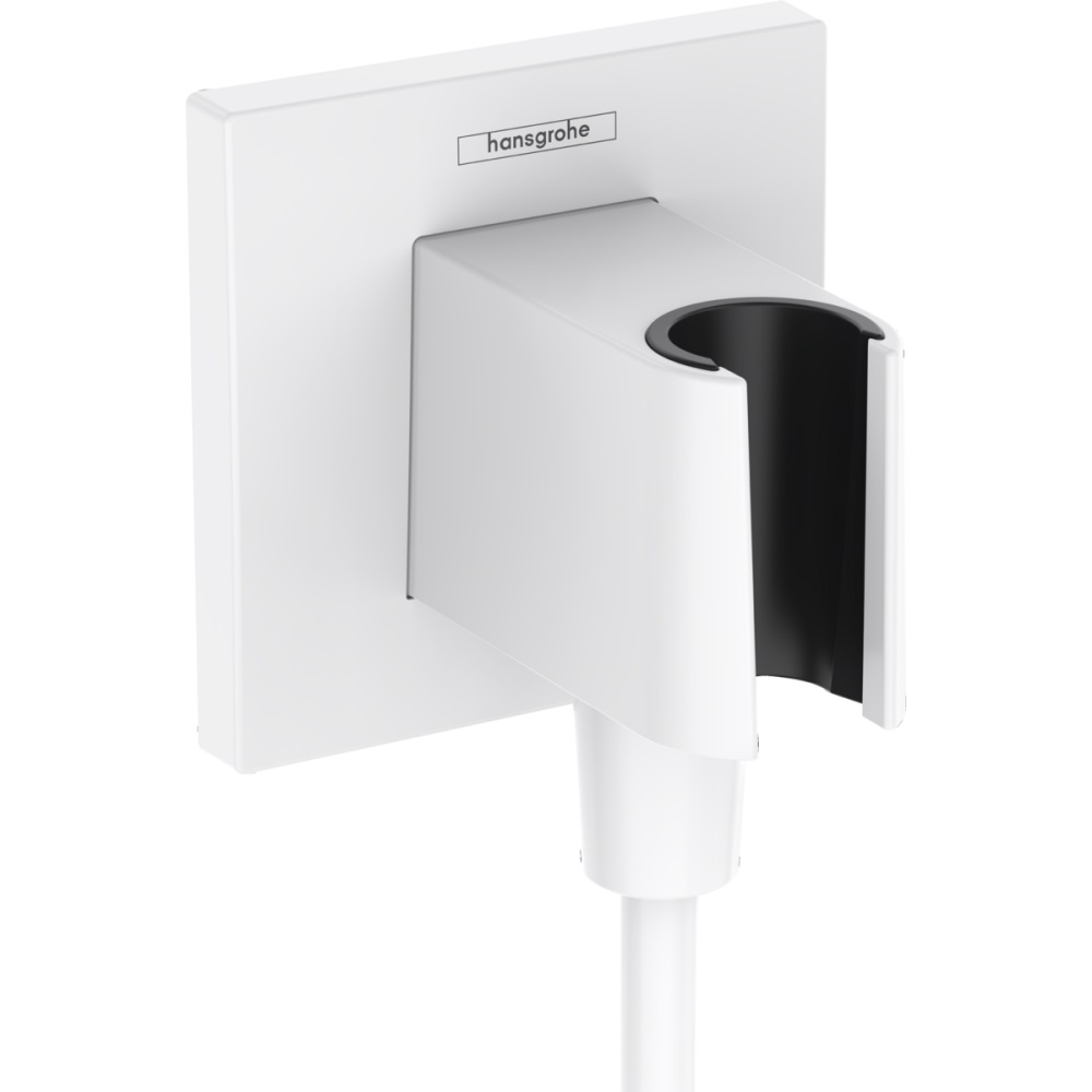 

Шланговое подключение Hansgrohe FixFit Porter E 26889700, с держателем для душа, матовый белый, Белый матовый, E 26889700
