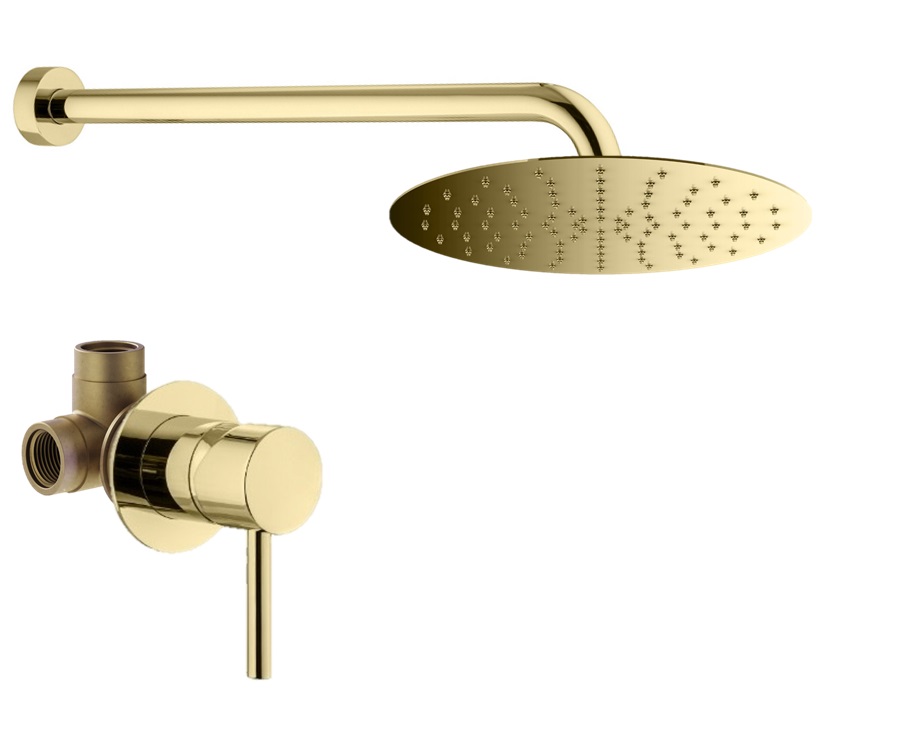 

Душевой комплект Plumberia Selection Ixo KITXO01OR золото 24к, Золотой, KITXO01OR