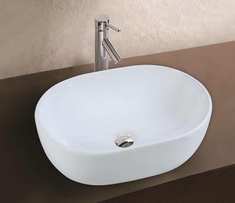 

Раковина CeramaLux 9026B накладная, Белый, N9026B