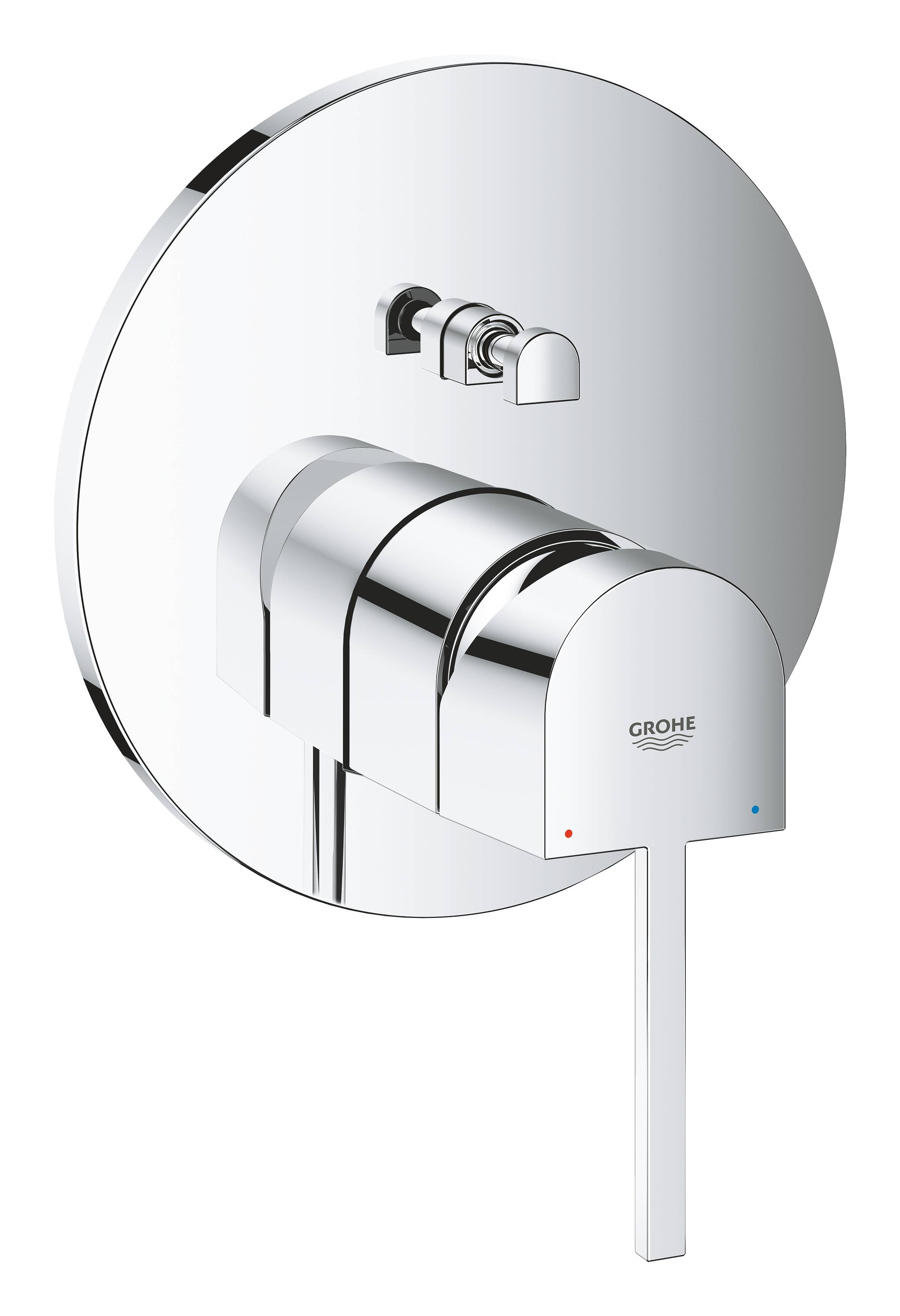 

Смеситель Grohe Plus 24060003 для ванны с душем, на два положения, Хром, Plus 24060003