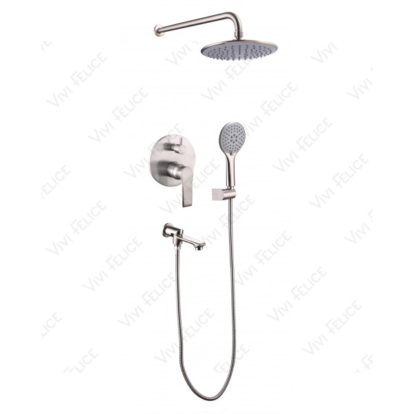 

Душевой комплект Felice 8020 NICHEL со смесителем никель, 8020 NICHEL