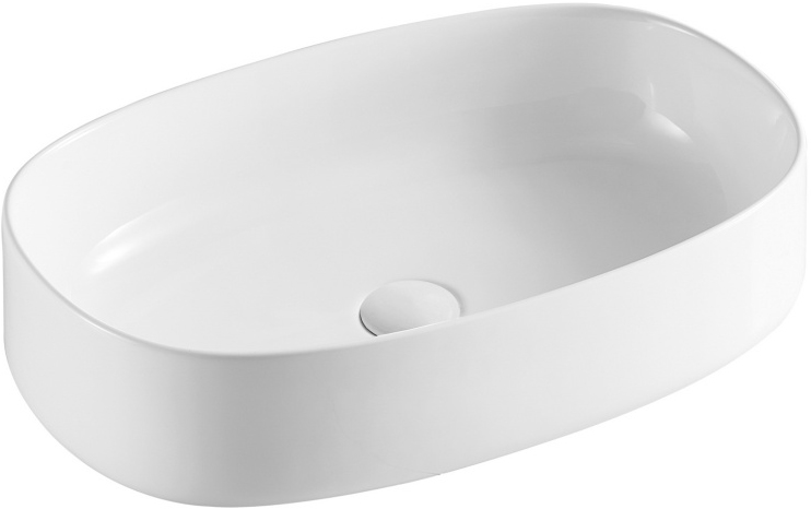 

Раковина Ceramicanova Element CN5023 накладная 54х35х15 см, Белый