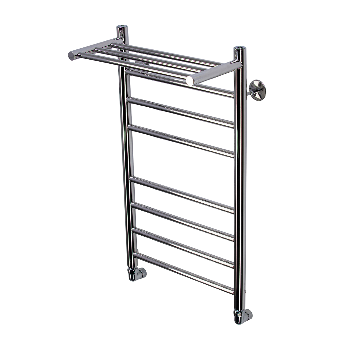 

Водяной полотенцесушитель Comfysan Luce W-8 80х40 см, хром, с полкой, W-8