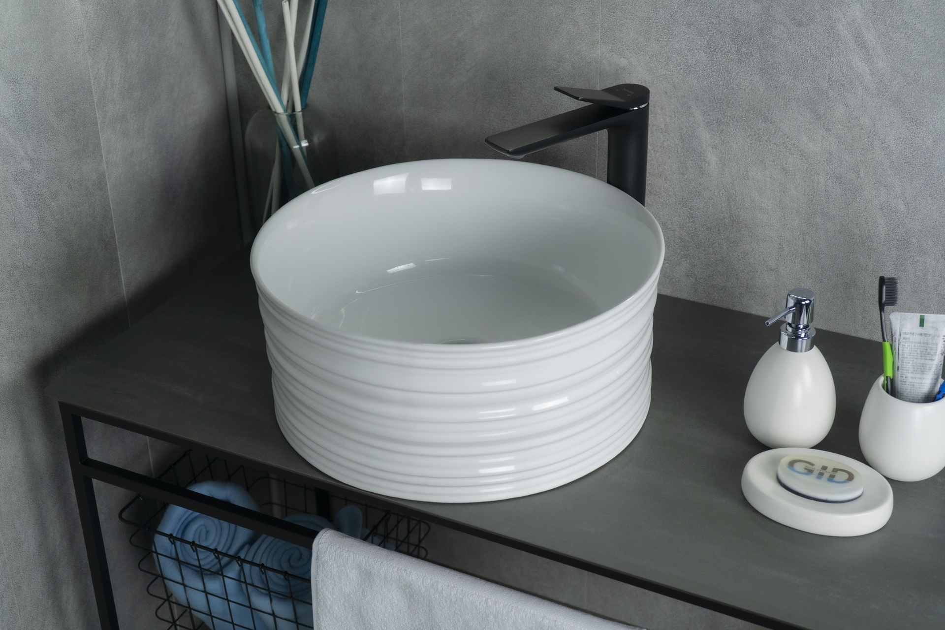 

Раковина Gid Esfera W969 накладная 41х41 белая, Белый, Esfera W969