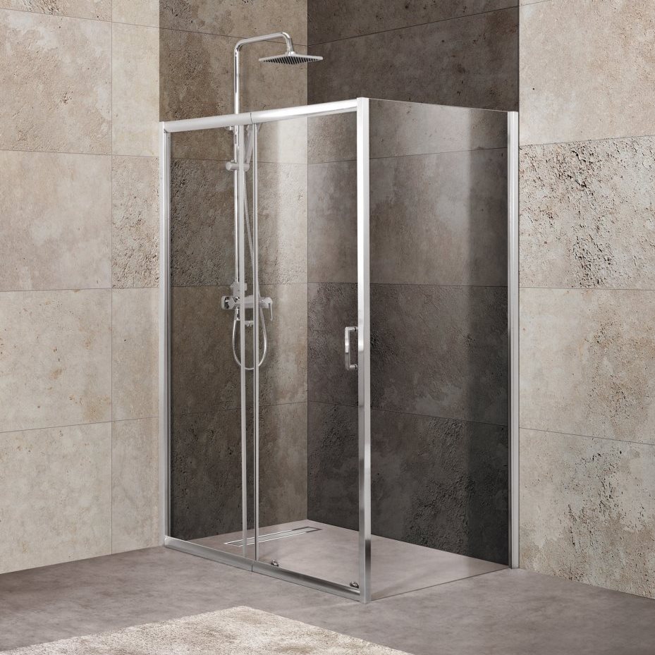 

Душевой уголок BelBagno UNIQUE-AH-1-120/135-100-C-Cr