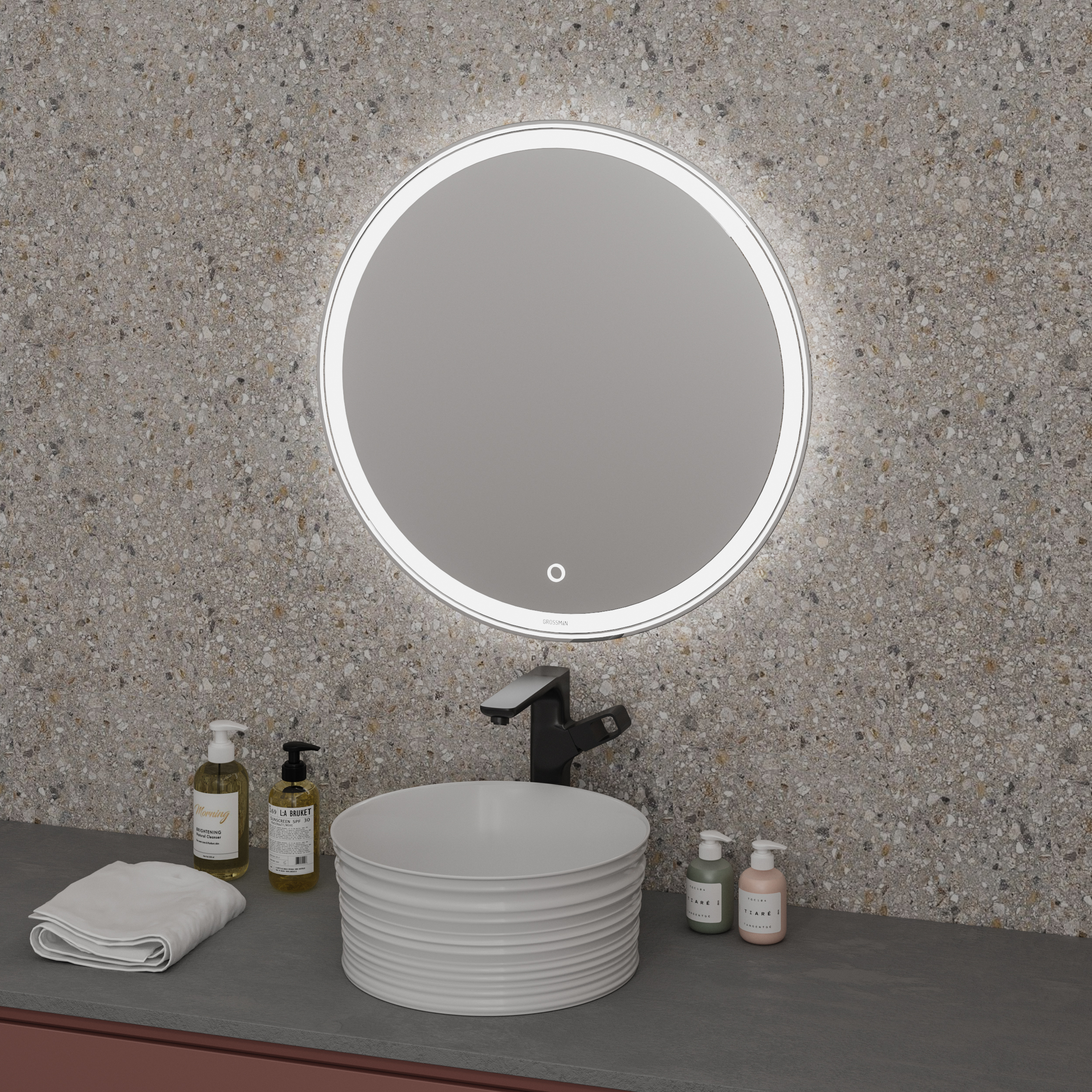 

Зеркало Grossman Sento D700 97070 LED с сенсорным выключателем, Sento D700 97070
