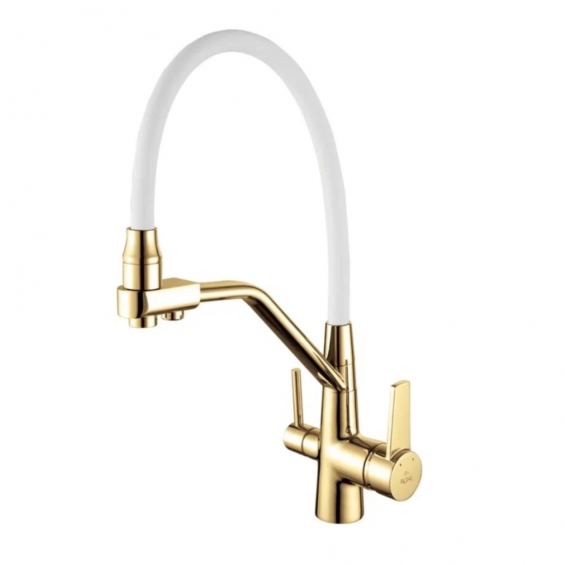 

Смеситель для кухонной мойки Rose R558E золото, R558E