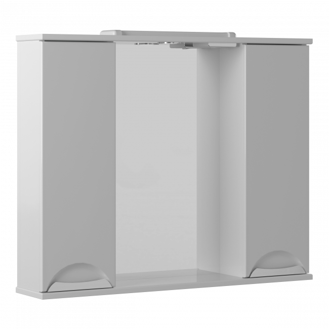 

Зеркало-шкаф Briz Бриз шнз22-85 362 02-22085-00 00 БЕЛ с подсветкой, правый, Белый, шнз22-85