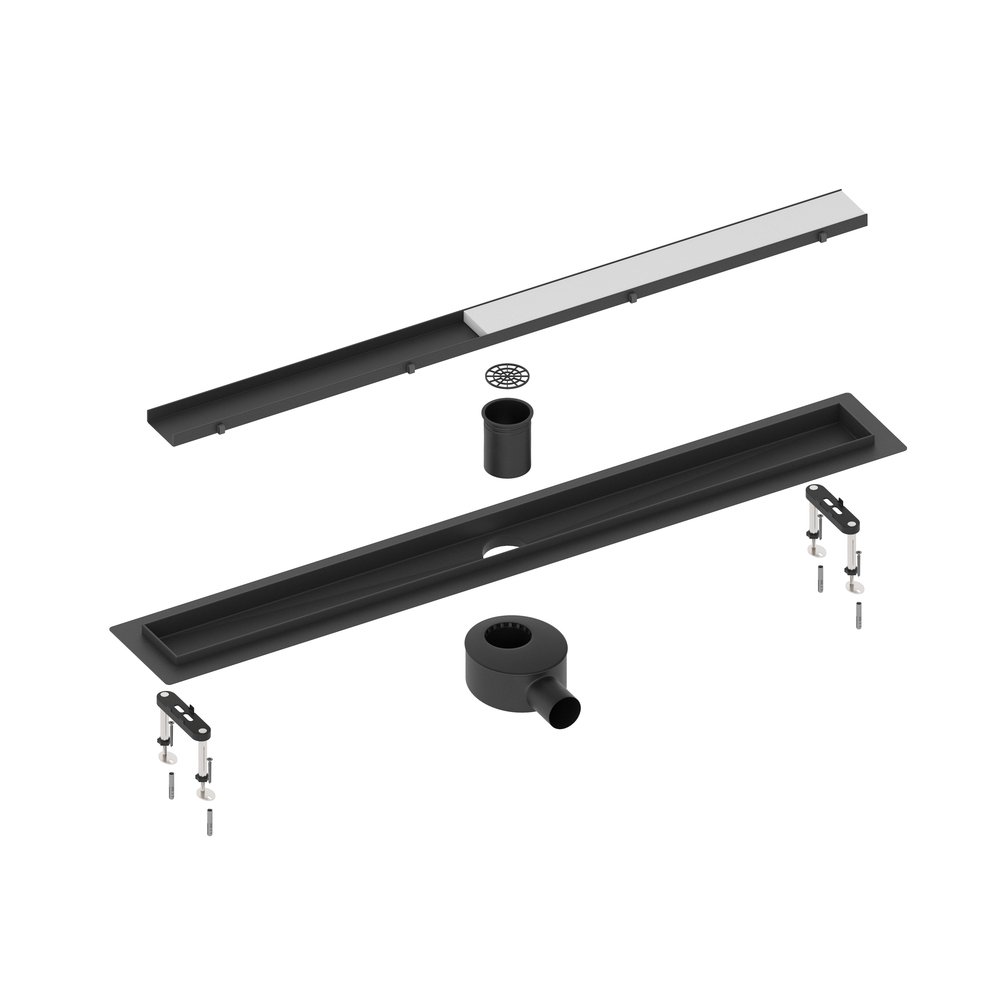 

Душевой лоток Timo Drain Systems DS230206/03 11,9х65 см, чёрный матовый, DS230206/03