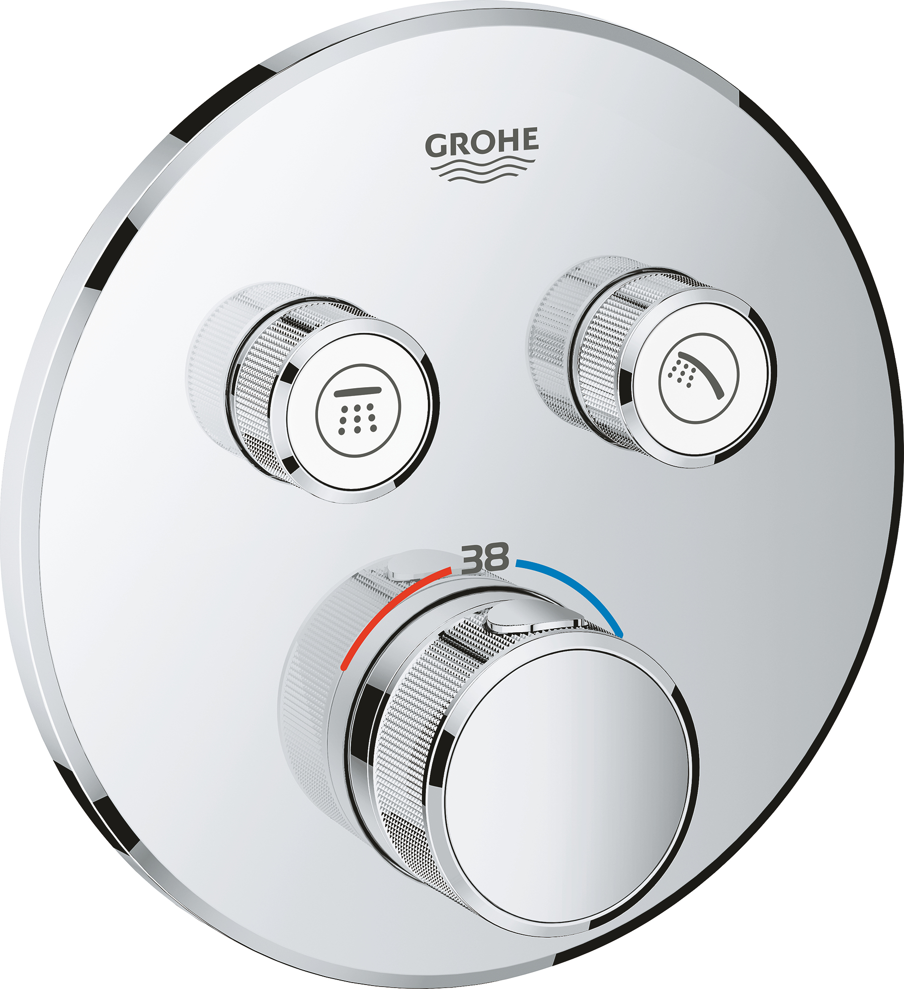 

Термостат Grohe Grohtherm SmartControl 29119000 для ванны с душем, Хром, Grohtherm SmartControl 29119000