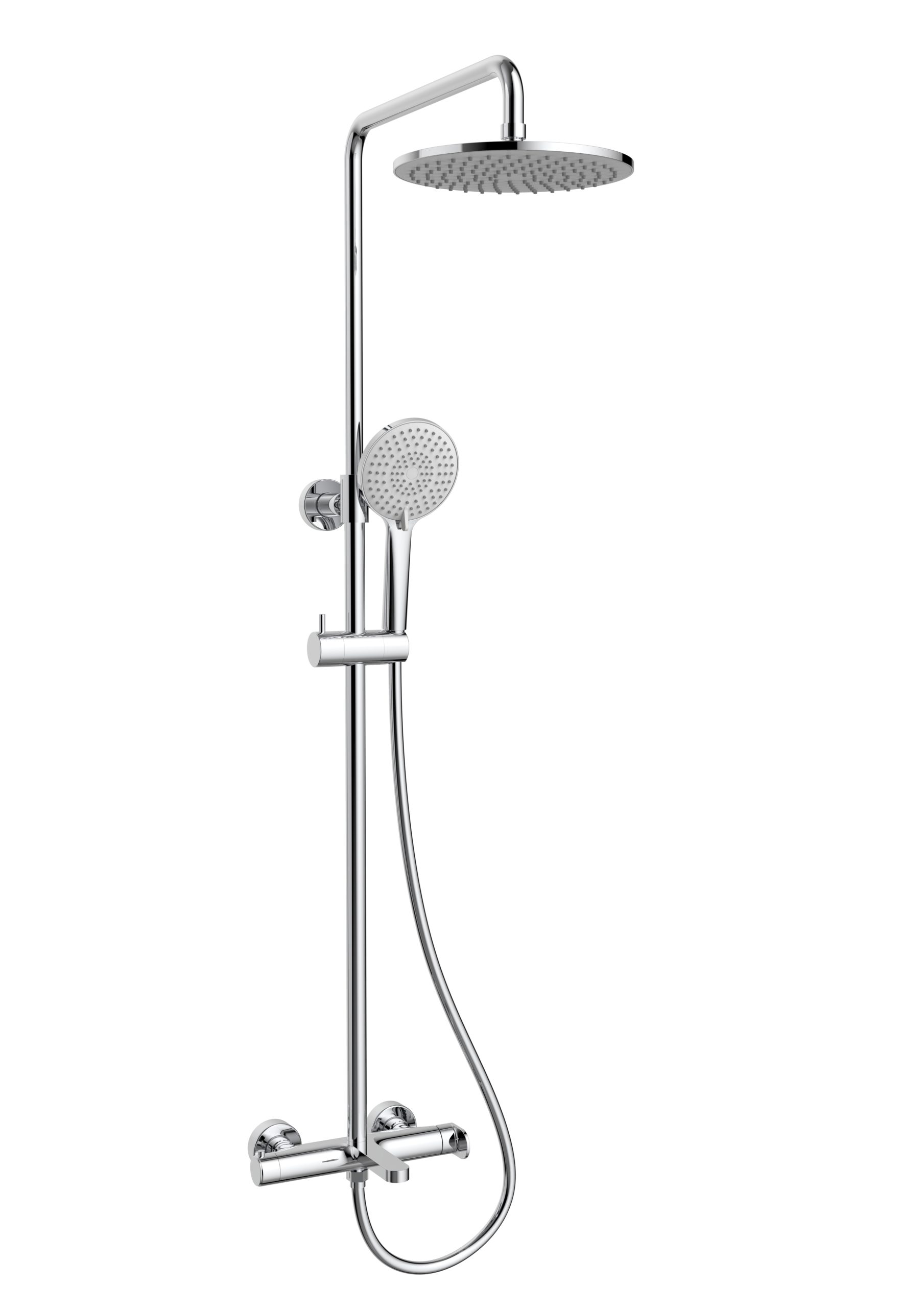 

Душевая стойка Vincea Rondo VSFS-1R1CH с изливом, хром, VSFS-1R1CH