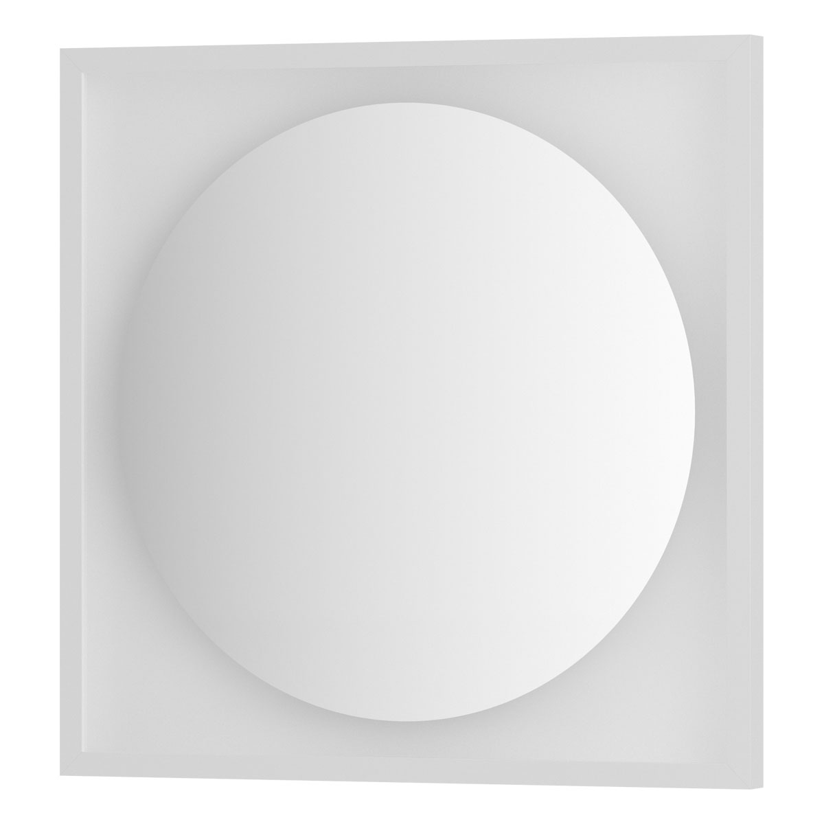 

Зеркало Defesto Еclipse DF 2236 60х60 белая рама, с LED-подсветкой, Белый, DF 2236