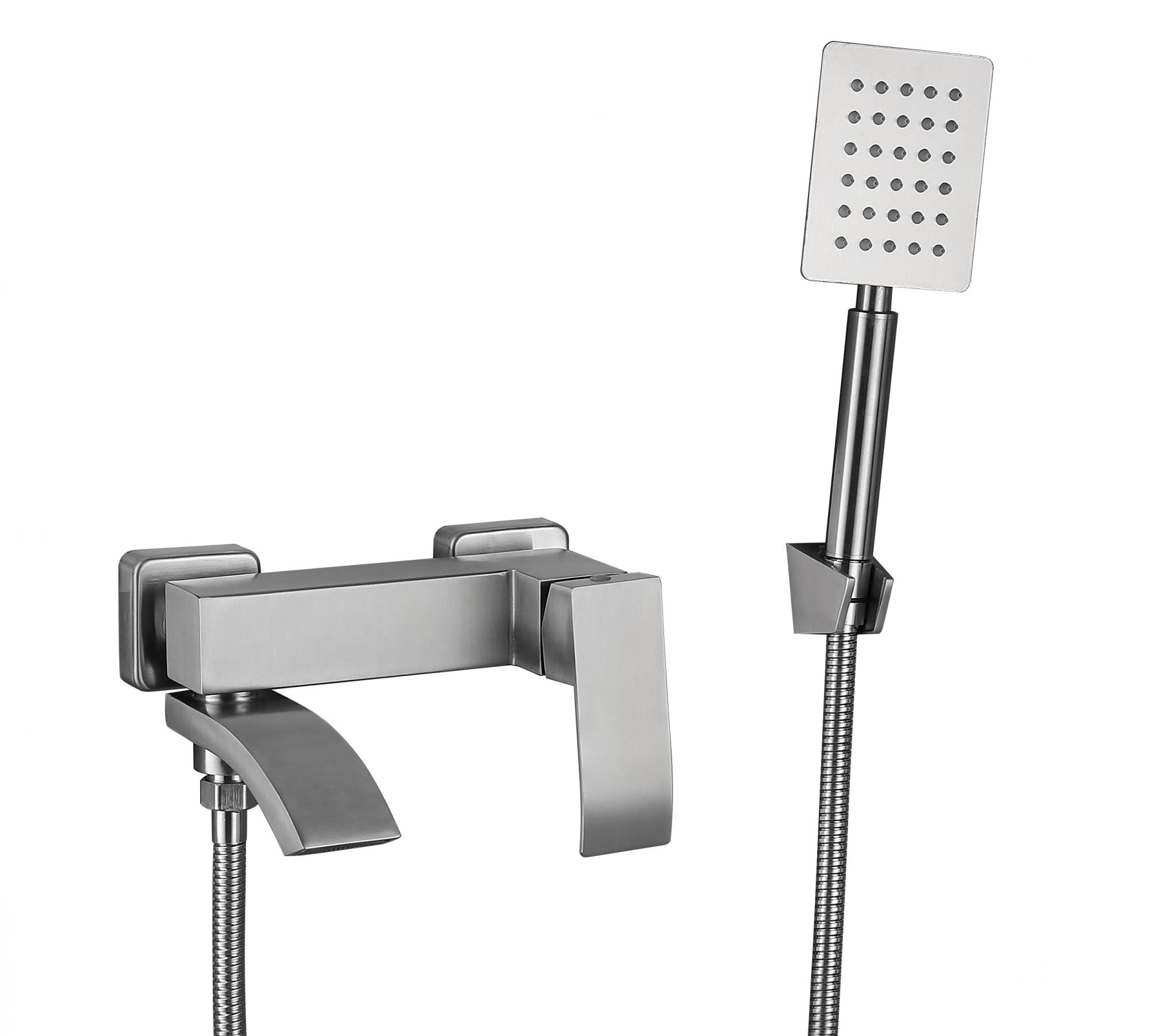 

Смеситель Fmark FS8624-1 для ванны с душем сатин, FS8624-1