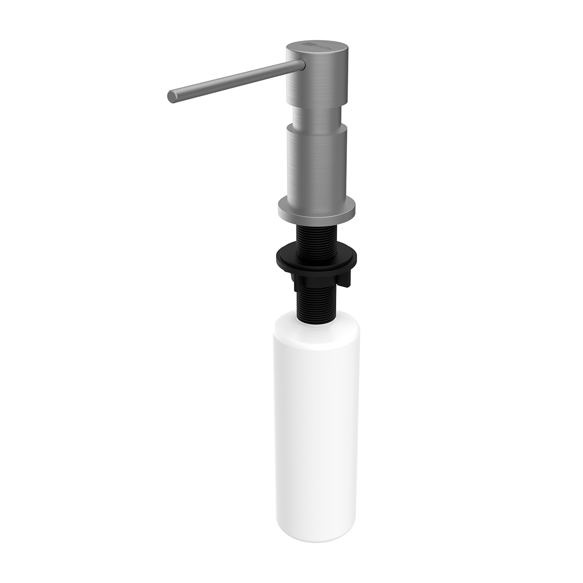 

Дозатор Lemark Expert LM8203GMN для жидких моющих средств, графит, Белый / графит, LM8203GMN