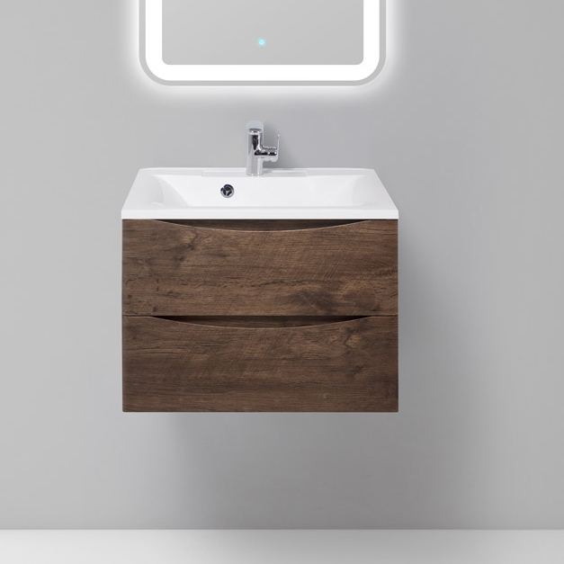 

Тумба с раковиной BelBagno Marino 65 rovere moro, Темное дерево, Marino 65