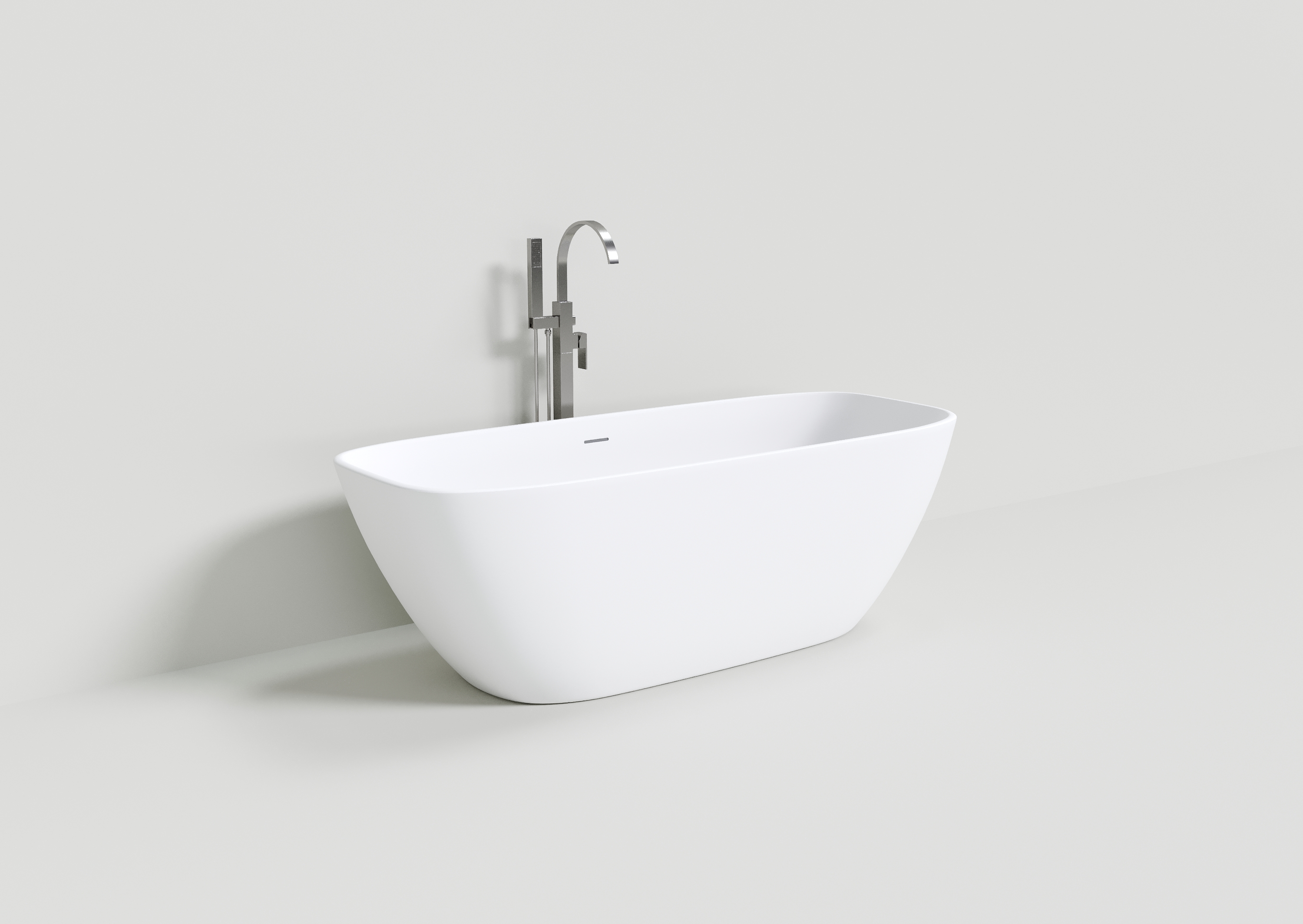 

Ванна из искусственного камня NT Bagno NT202 Bergamo, Белый матовый, NT202 Bergamo