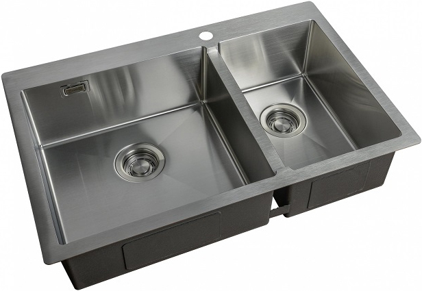 

Мойка кухонная Zorg Light ZL R 780-2-510-L, Сталь