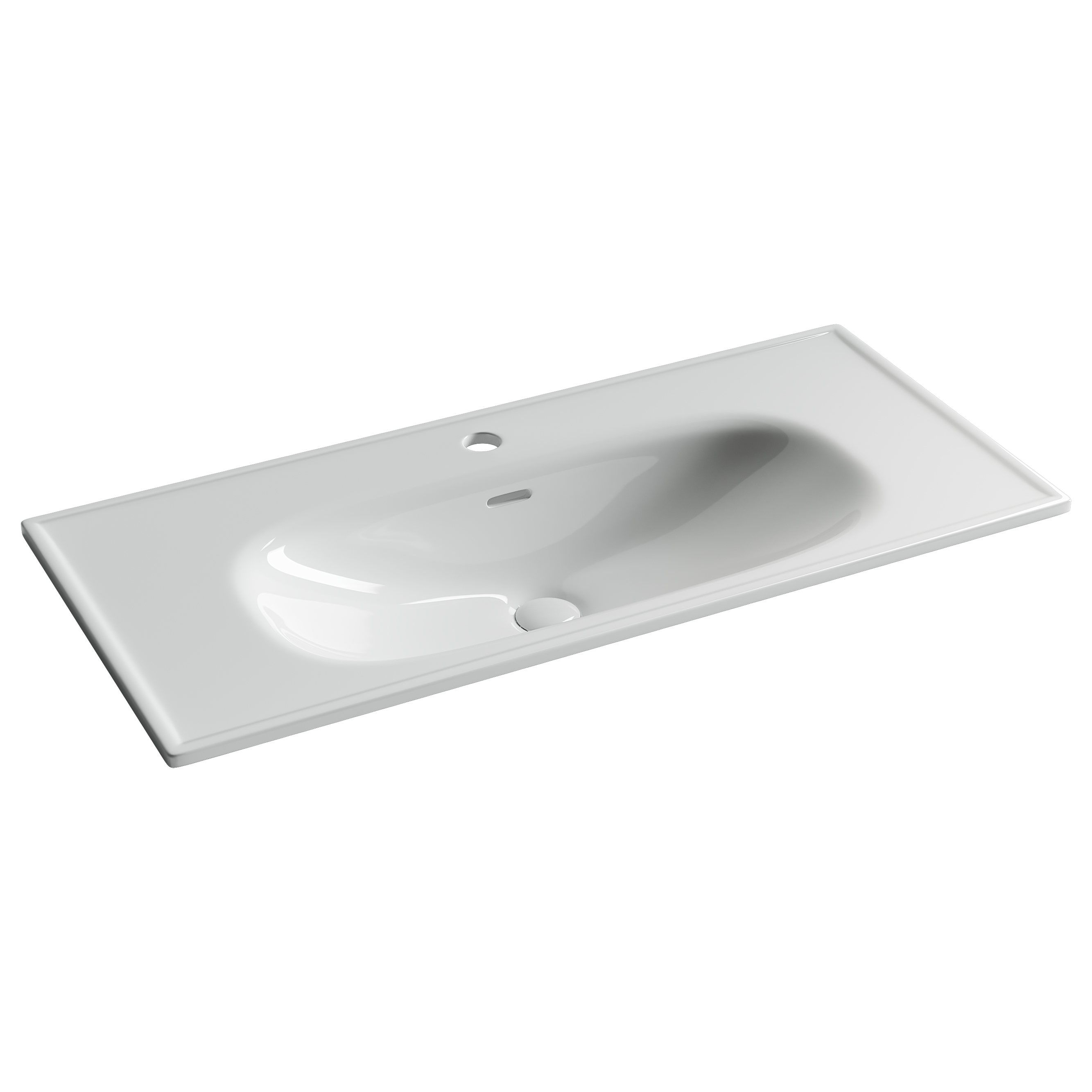 

Раковина Ceramicanova Sabo CN13003 100х46 белая, Белый, CN13003