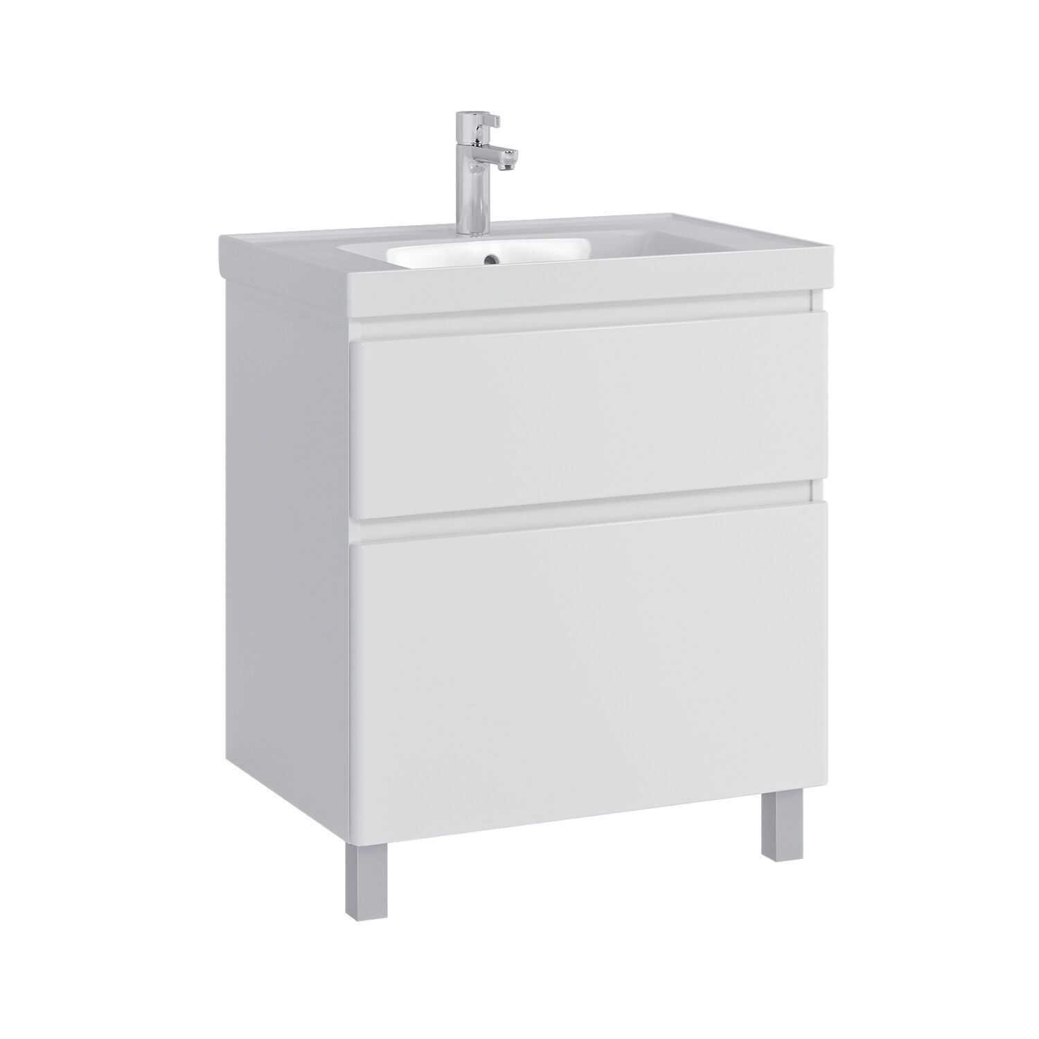 

Тумба с раковиной SanStar Riana 70 напольная (раковина Грейс 70), Белый, Riana 70