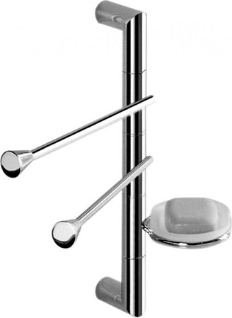 

Стойка Colombo Design Isole Piantane B9424.CR, Белый;хром, Isole Piantane B9424.000