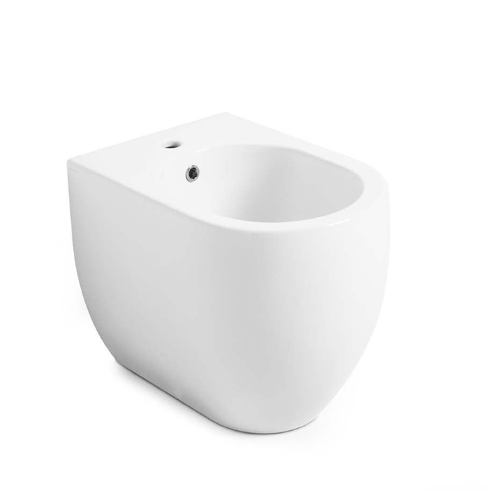 

Биде напольное Kerasan Flo 312201*1 с 1 отверстием под смеситель, белый, 312201*1