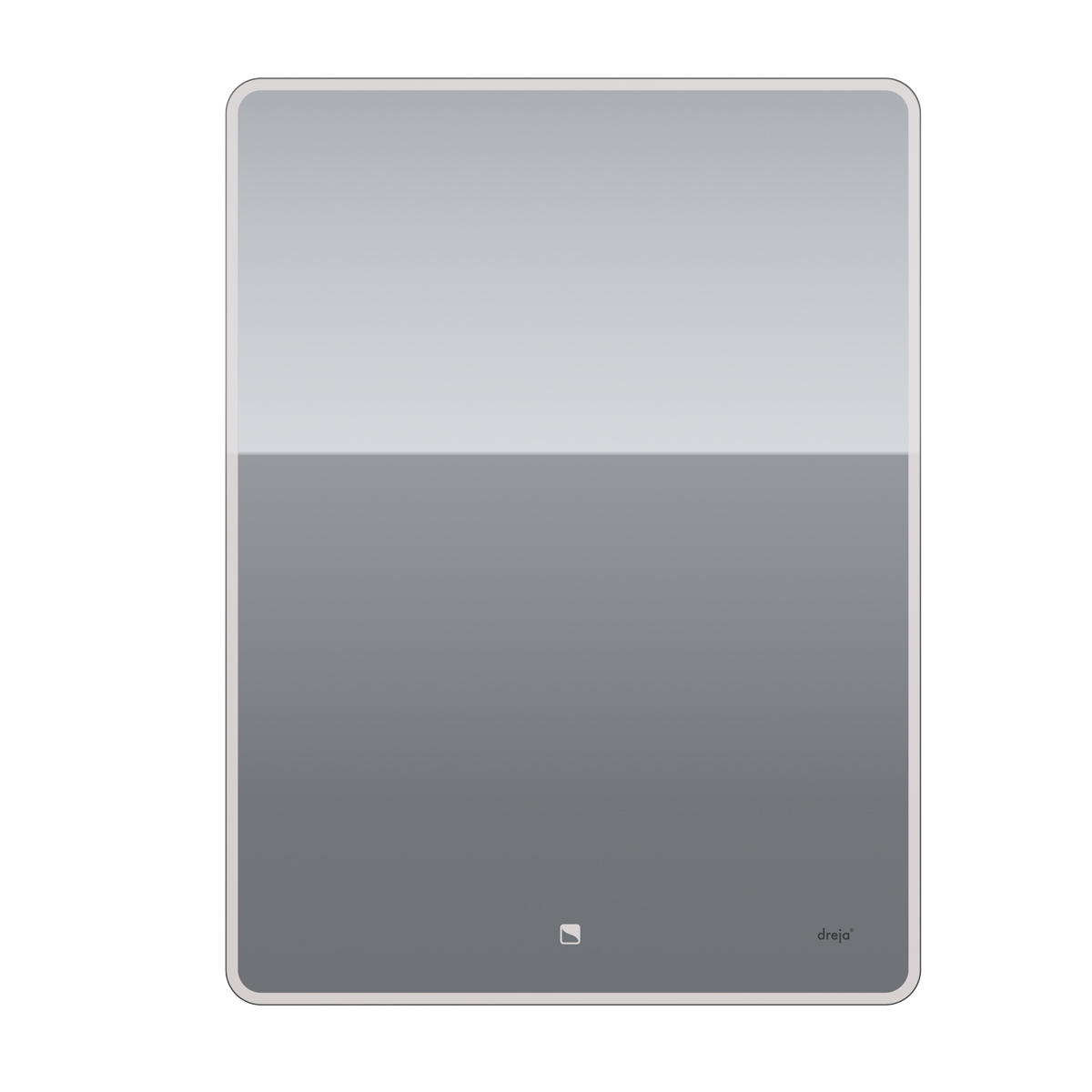 

Зеркало Dreja Point 60x80 с подсветкой и сенсорным выключателем, Белый, 60x80