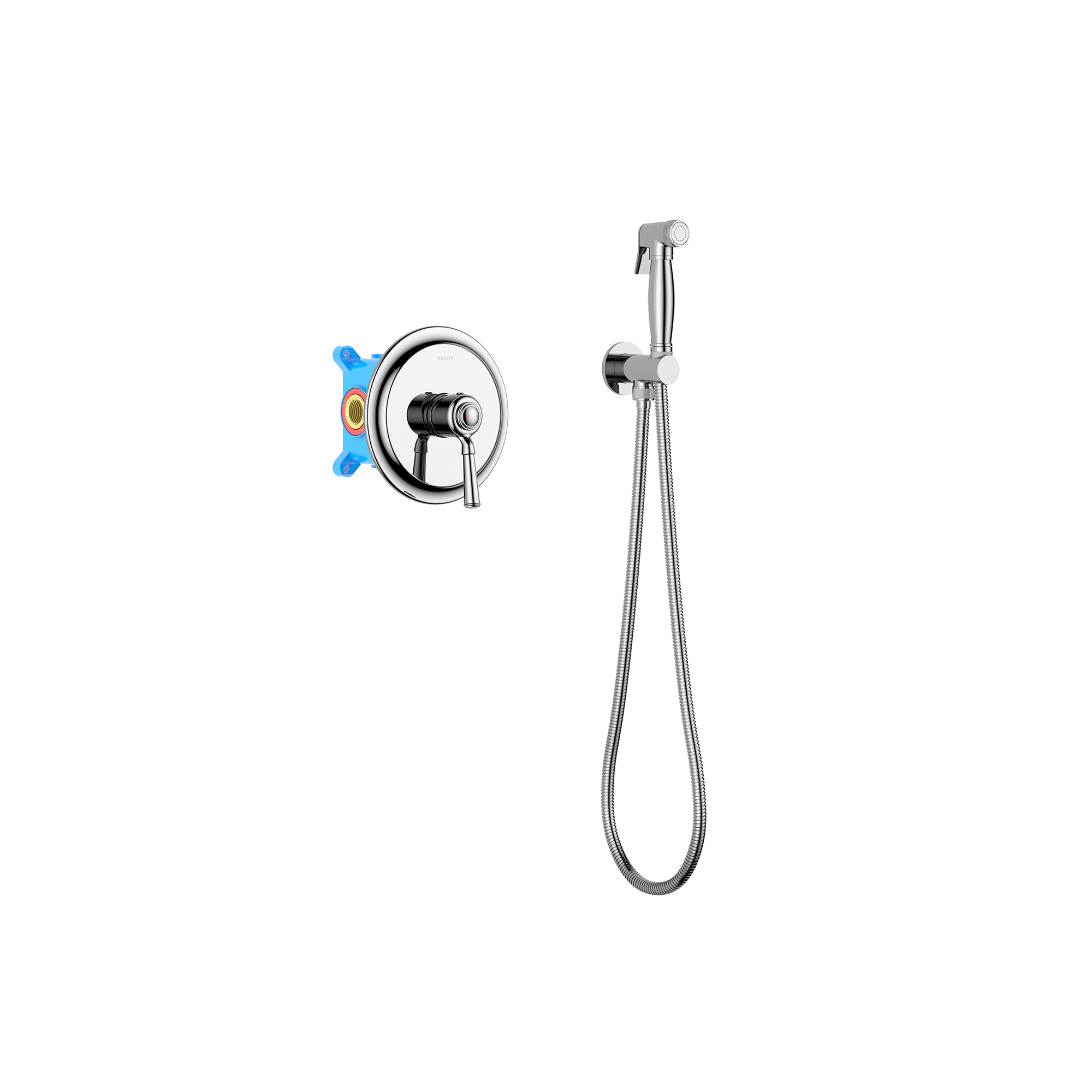 

Гигиенический душ Aquatek Классик AQ1519CR хром, AQ1519CR