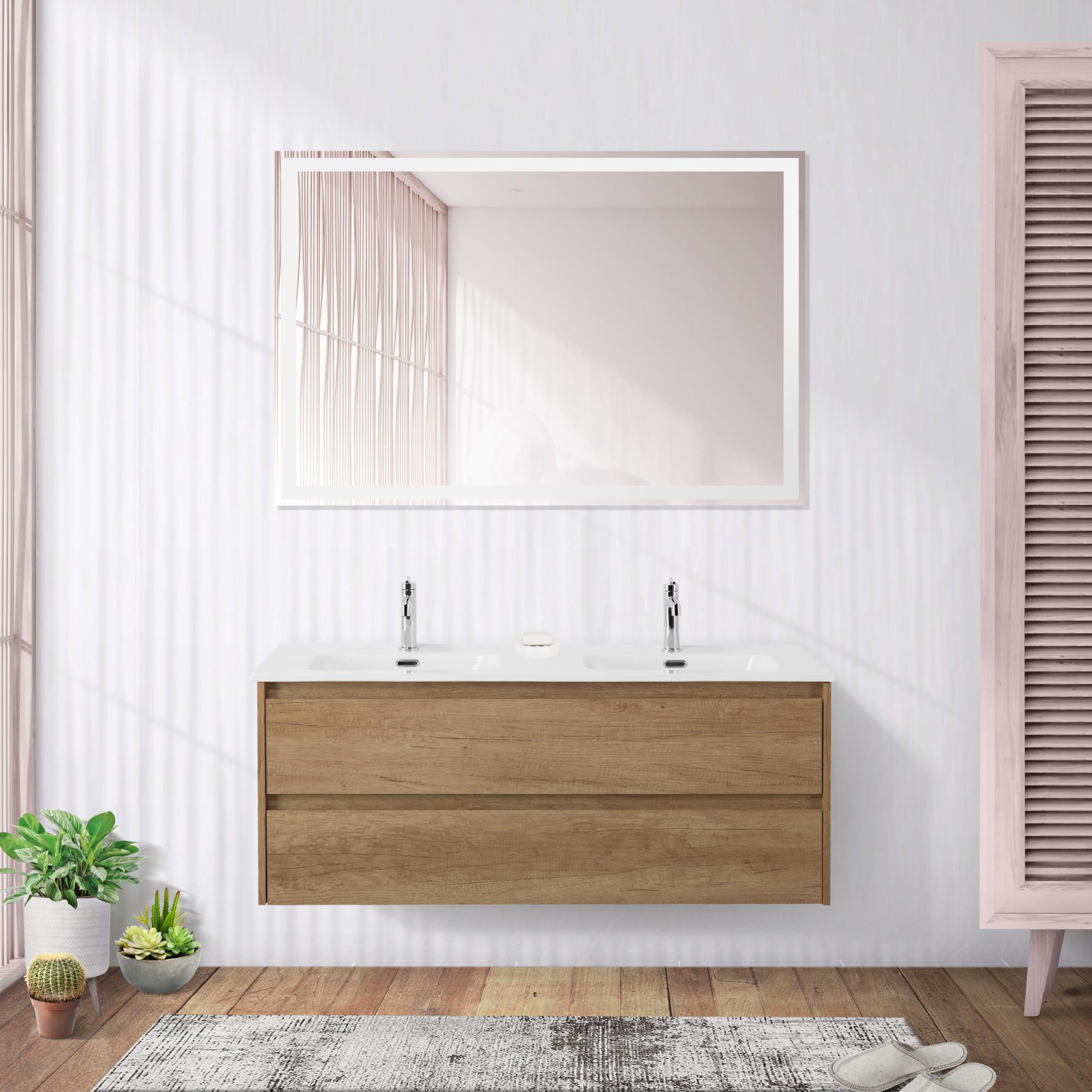 

Мебель для ванной Belbagno Kraft 120 подвесная, Rovere Nebrasca Nature, Дерево, KRAFT-1200-2C-SO-2-RNN