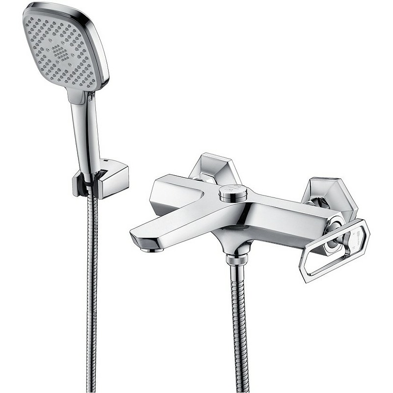

Смеситель Lemark Prizma LM3914C для ванны с душем, Хром, LM3914C
