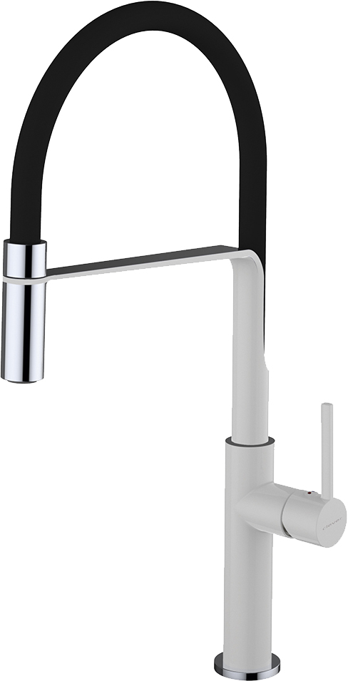 

Смеситель для кухонной мойки Clever Chef 60147, Белый;черный;хром, Chef 60147