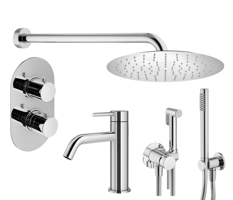 

Душевой комплект Plumberia Selection Ixo KITZXOT18CR53 хром, KITZXOT18CR53