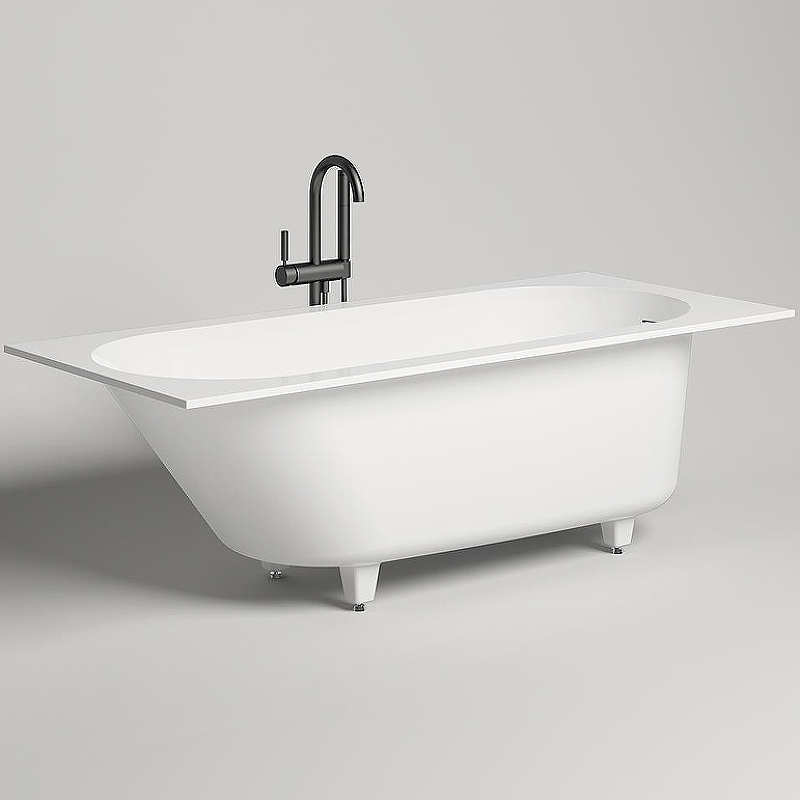 

Ванна из искусственного камня Salini Ornella Kit 102422M 180х80 см, белая матовая S-Stone, Белый матовый, Ornella Kit 102422M