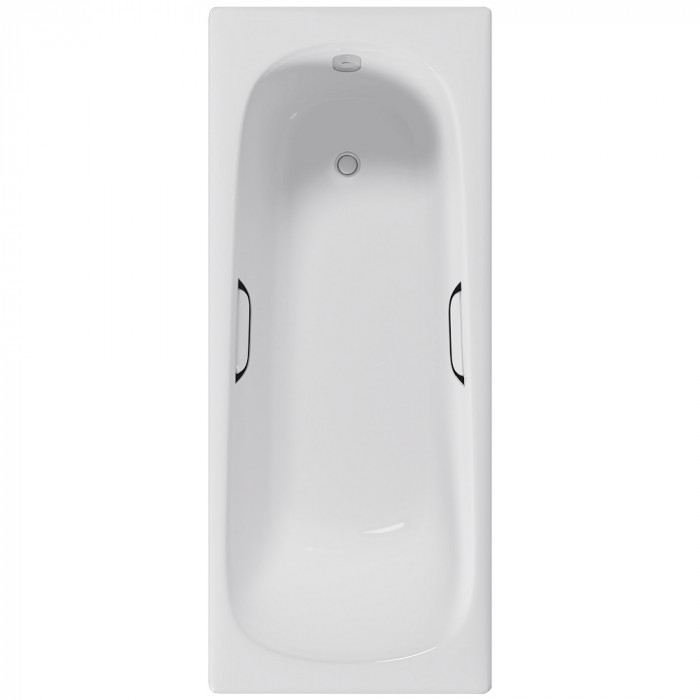 

Чугунная ванна Delice Continental DLR230640R 120х70 с отверстиями под ручки, Белый